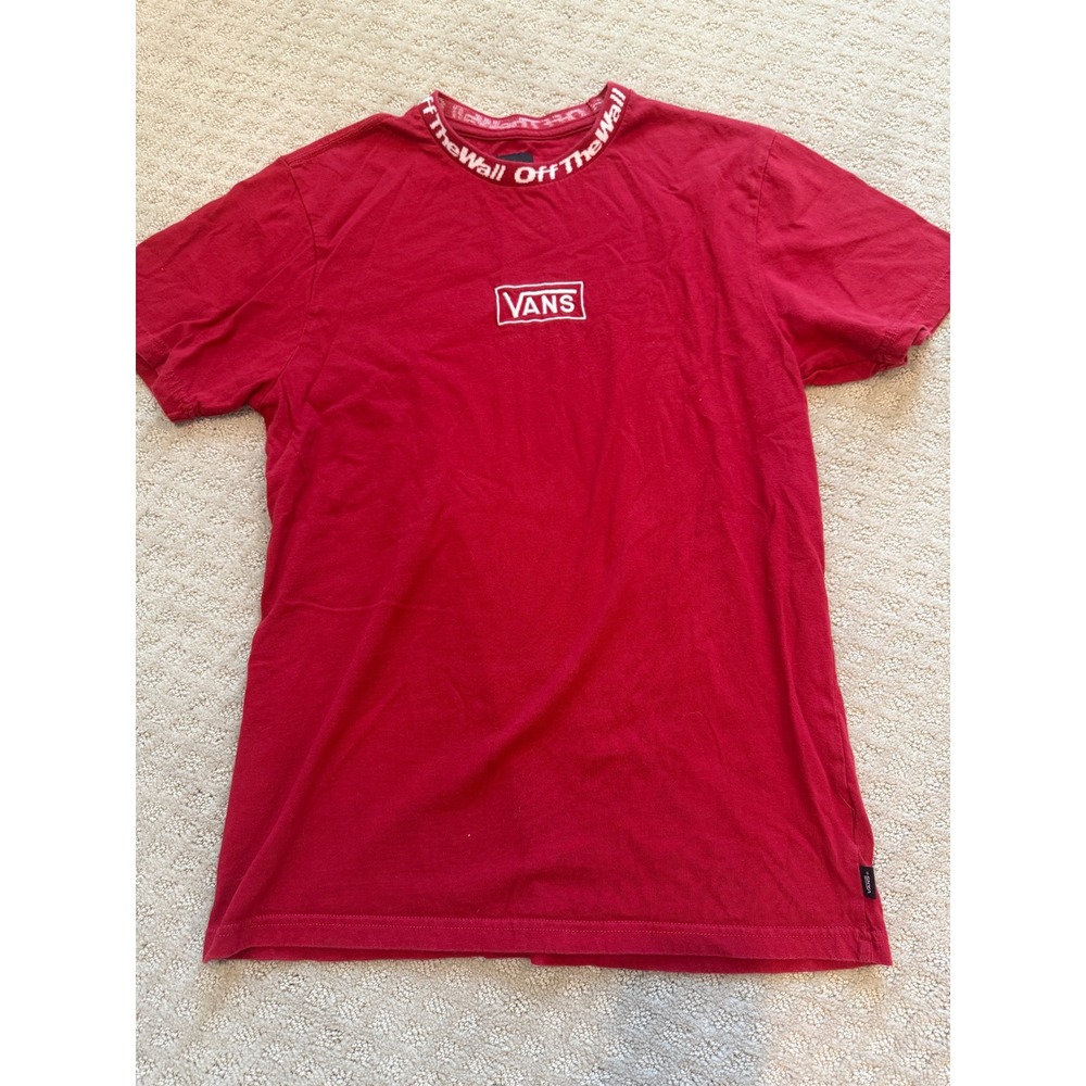 Vans Off the Wall‎ T shirt Red size  Medium
