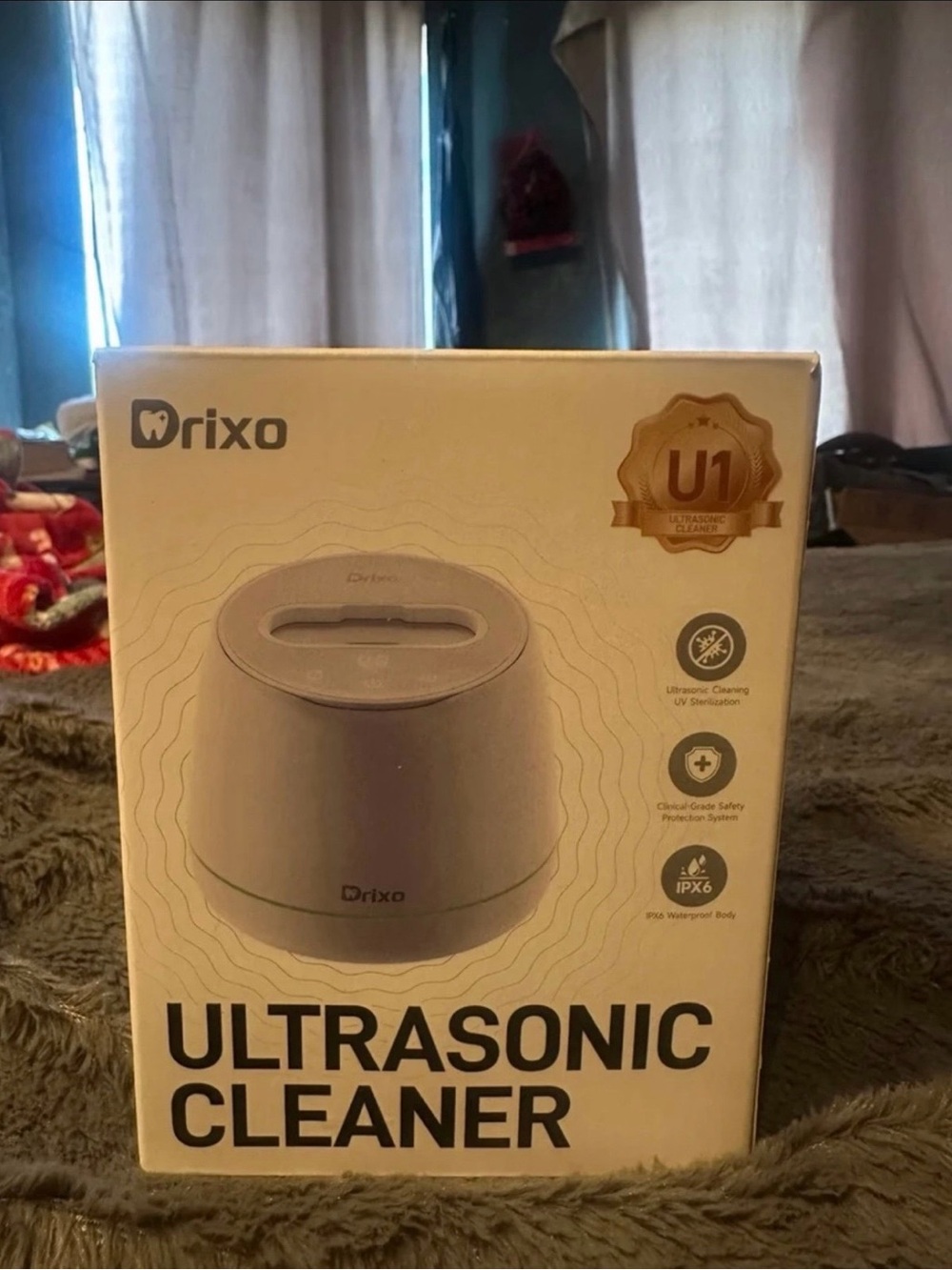 Drixo Ultrasonic Cleaner — White/Grey