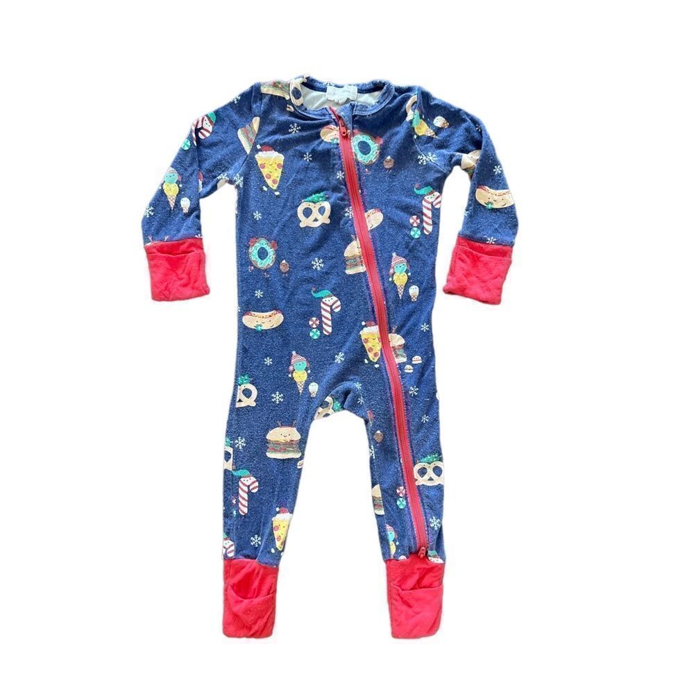 Angel Dear Pajama Onsie, Candy cane Donut Print
