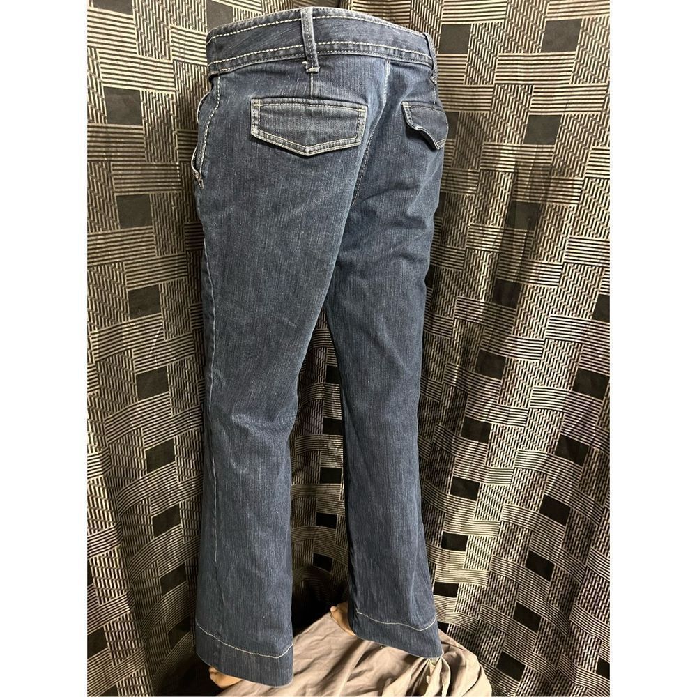 Ann Taylor LOFT Women's Cute Boot Cut Large Side Buttons Jeans Size 6 - Picture 4 of 14