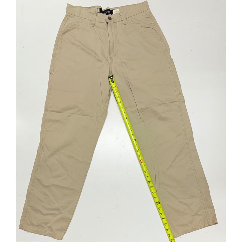 VTG Mens Levi's SilverTab Khakis Carpenter Pants 32x31 Made‎ USA Small Stain