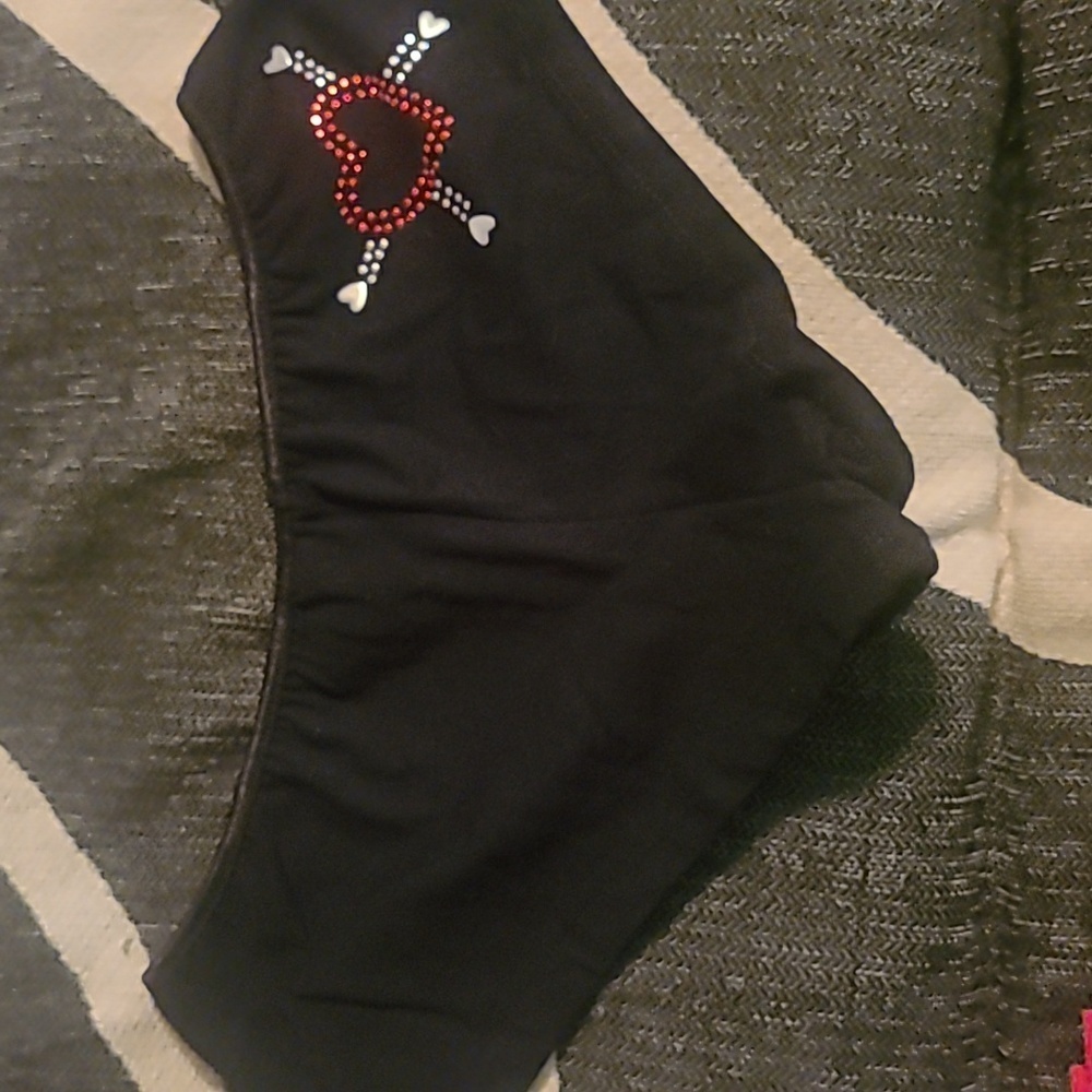 BLACK SHADES OF LOVE BOOTY SHORTS SZ XL - Picture 3 of 4