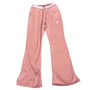 PINK Victoria's Secret‎ Flare Sweatpants Pink Striped Waistband XS Regular