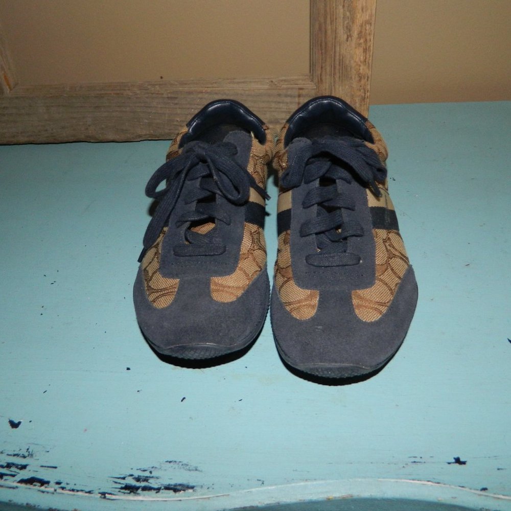 Coach Kelson Jacquard Sneaker Size 6B - Picture 3 of 9