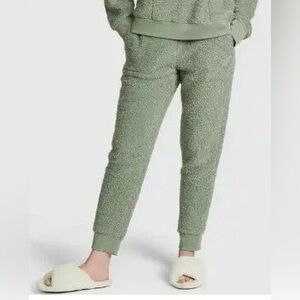 Victoria’s Secret PINK Marshmallow Sleep Jogger Pants – Iceberg Green Medium