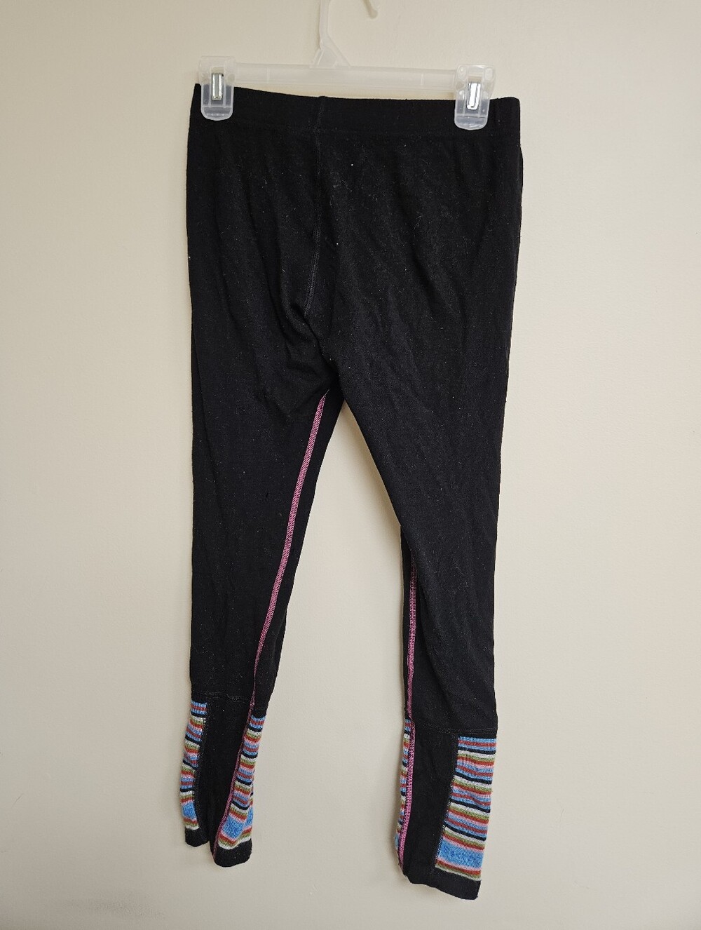 Skhoop Merino Wool Black Base Layer Set Leggings Quarter Zip Long Sleeve Sweden - Picture 3 of 16