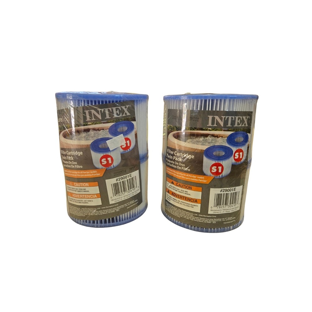 Intex PureSpa Type S1 Hot Tub Replacement Filter Cartridge 4 Pack - New/Sealed