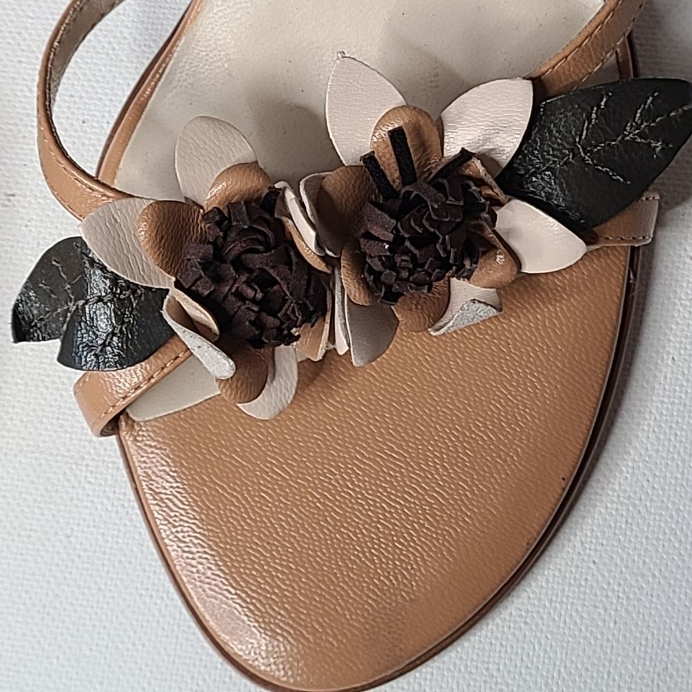 Guess by Marciano Brown Floral Slide Sandals - Picture 8 of 9