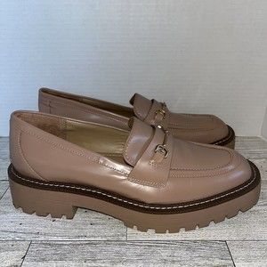 Sam Edelman Blush Pink Lug Sole Loafers