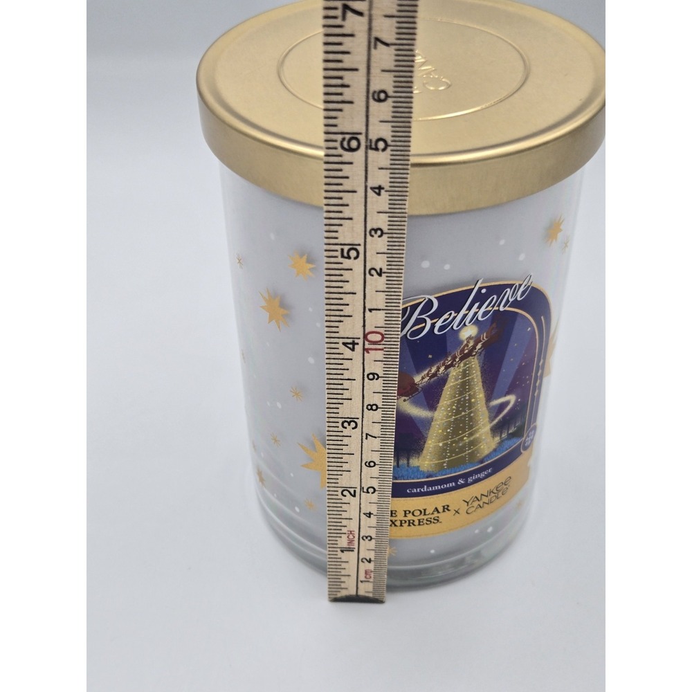 Polar Express Yankee Candle Believe Cardamon & Ginger 20 Oz - Picture 5 of 5