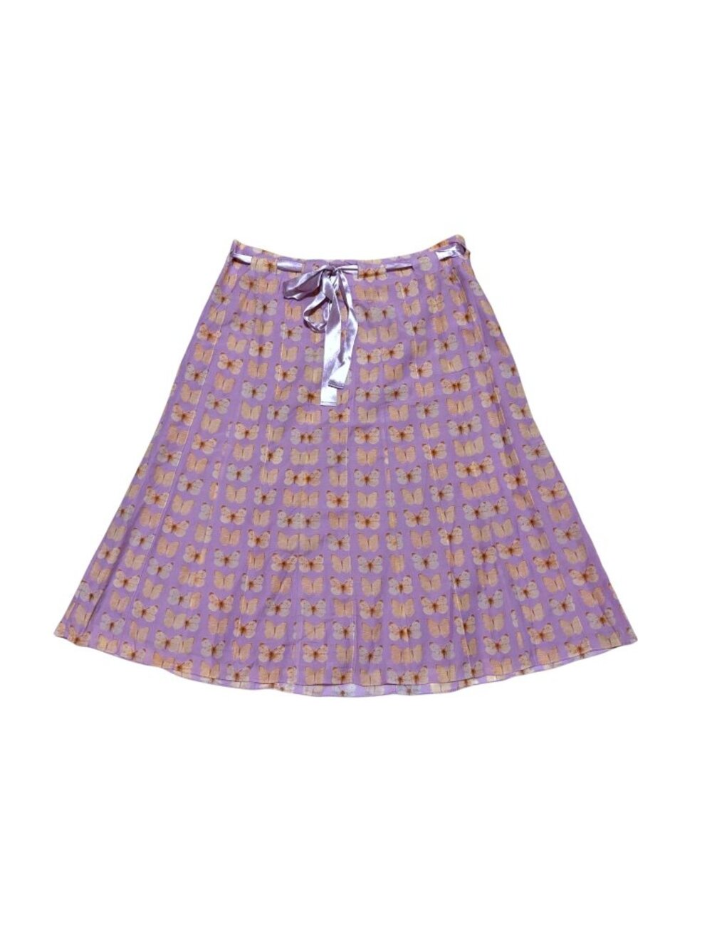 VTG Isaac Mizrahi Target Butter Yellow Butterflyies Skirt 10 Fairy Twee Coquette