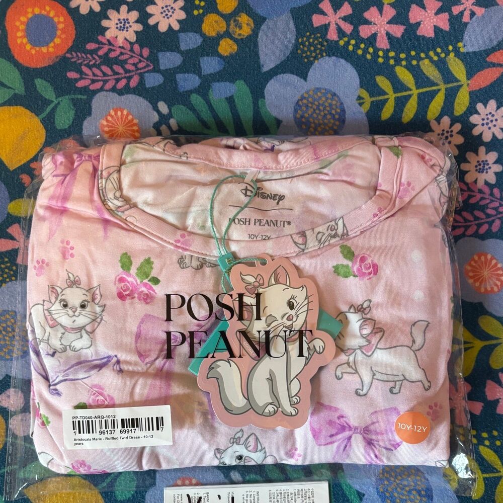 Posh Peanut Aristocats Marie Twirl Dress 10/12 NIB