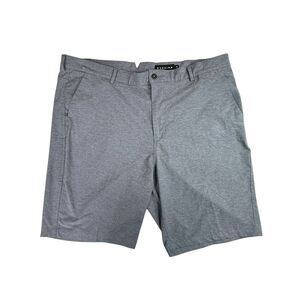 Dunning Golf Shorts Mens 40 Dark Gray‎ 9" Inseam Casual Performance Chino