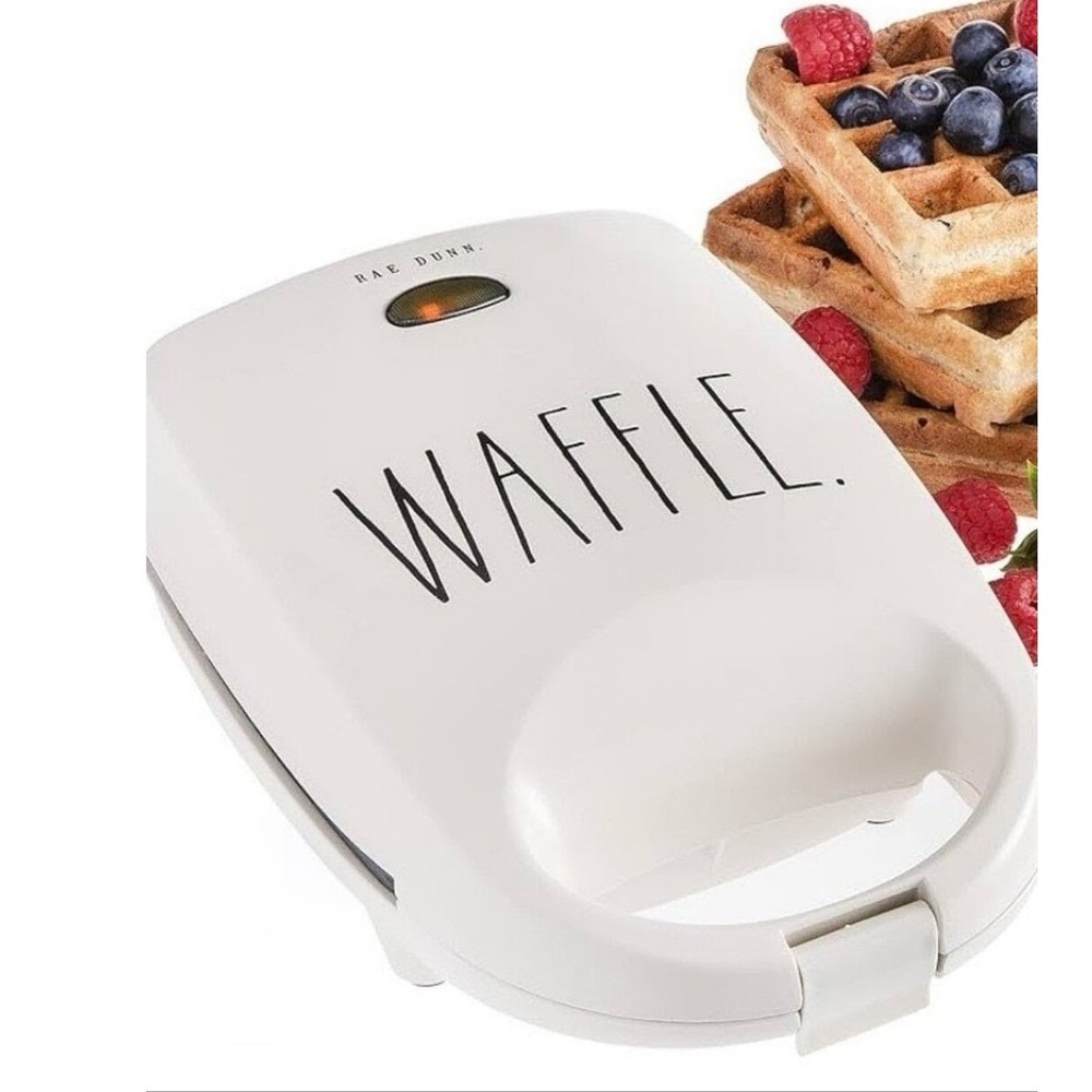 Rae Dunn White Waffle Maker HTF