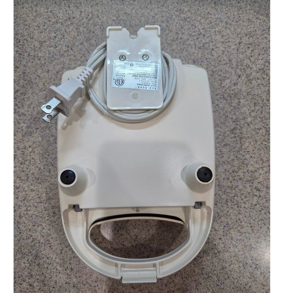 Rae Dunn White Waffle Maker HTF - Picture 2 of 5