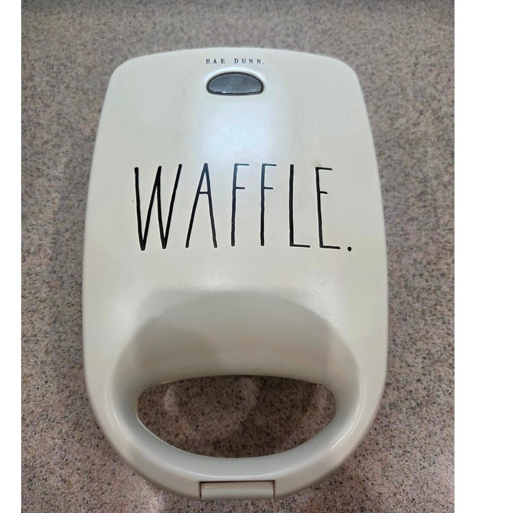 Rae Dunn White Waffle Maker HTF - Picture 4 of 5