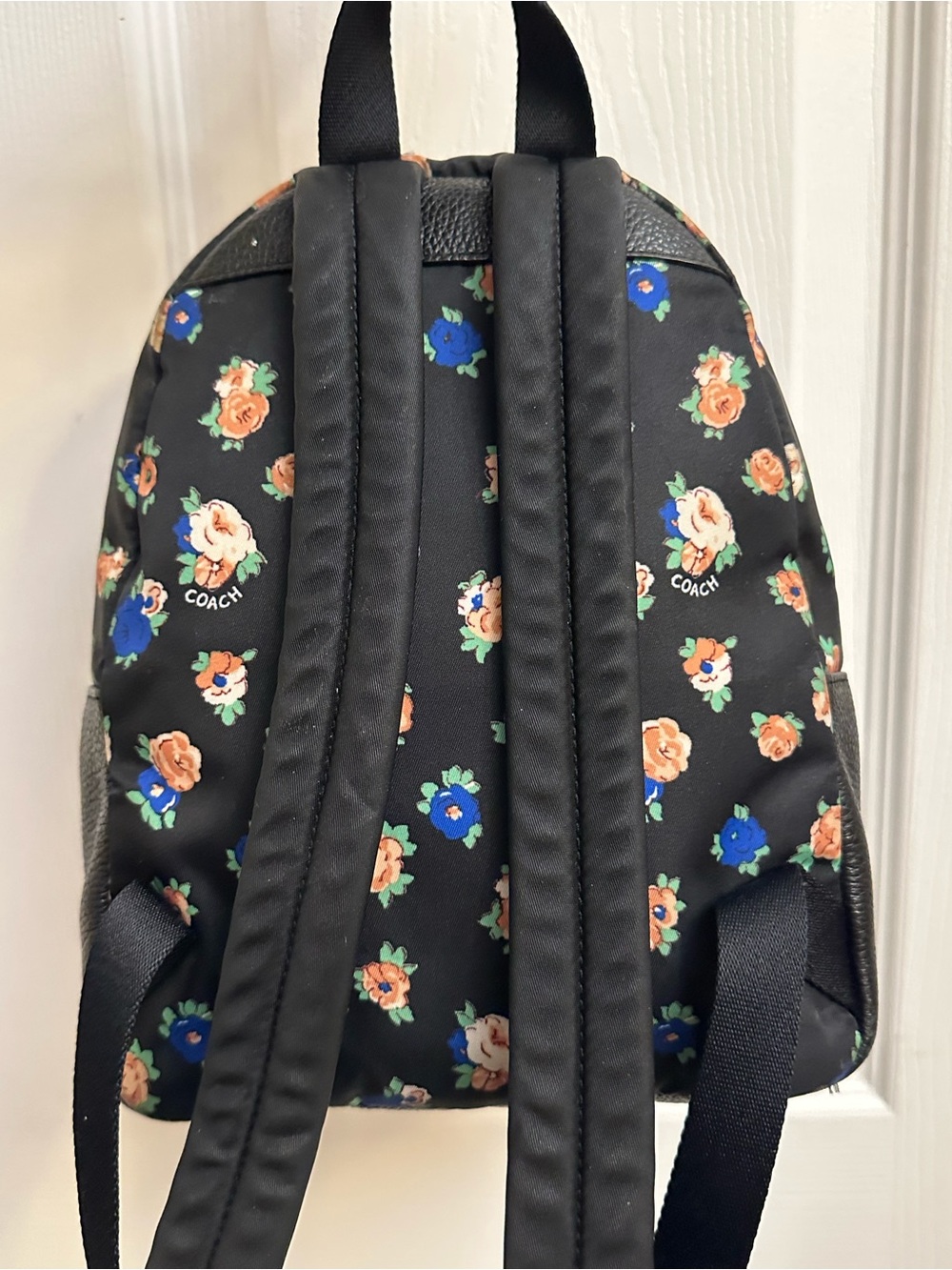 Coach Charlie Tea Rose Floral Printed Mini Backpack - Picture 4 of 12