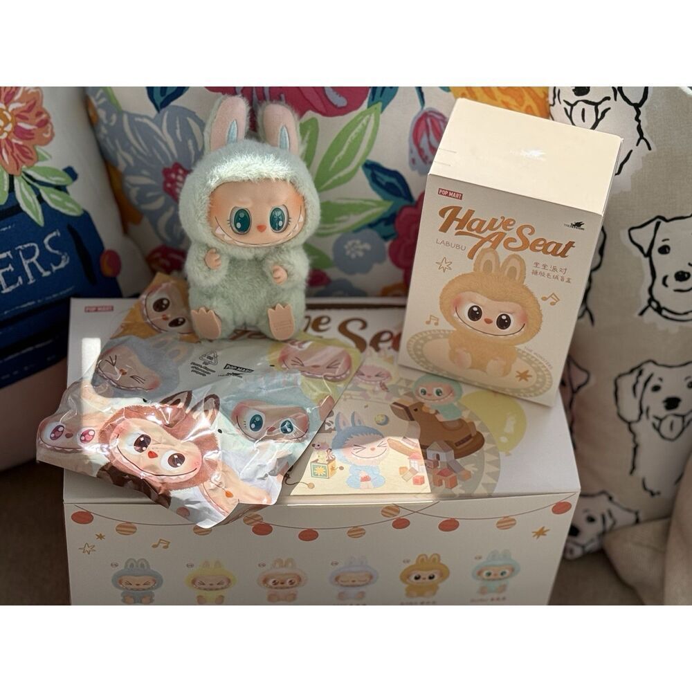 Labubu Have a Seat Series Vinyl Plush “Ququ” Opened for   color confirmation