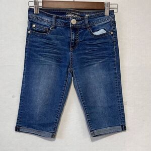 Celebrity Pink Girls Denim Bermuda Shorts   Size 10