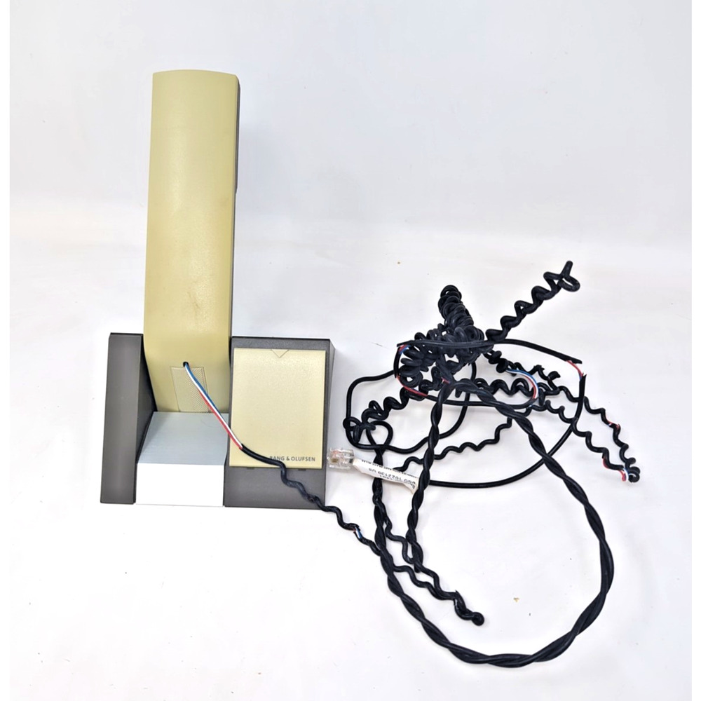 BANG & OLUFSEN BEOCOM 1401 CORDED VINTAGE TELEPHONE + TABLE STAND WORKS