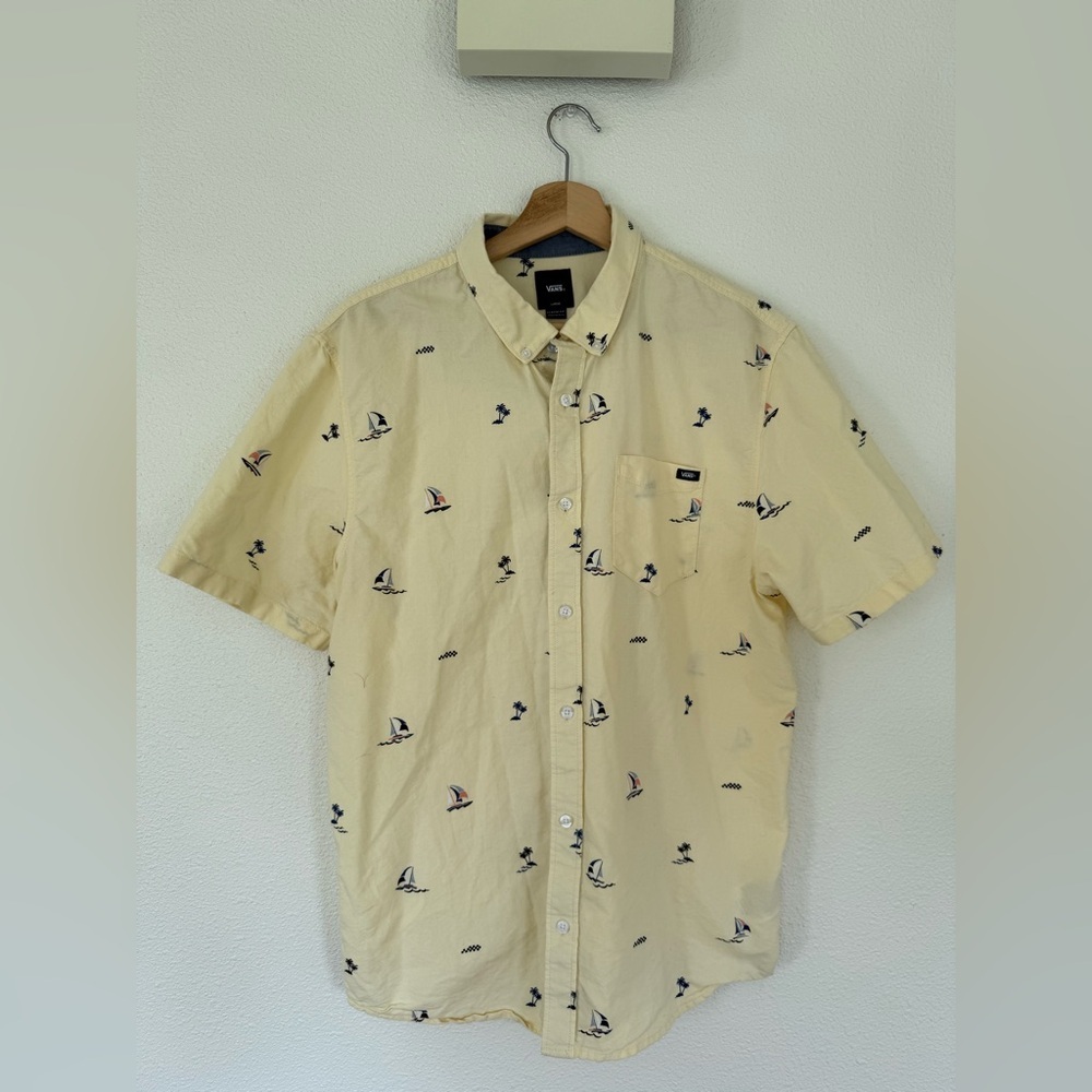 Vans Houser Button Down Sailboat Shirt