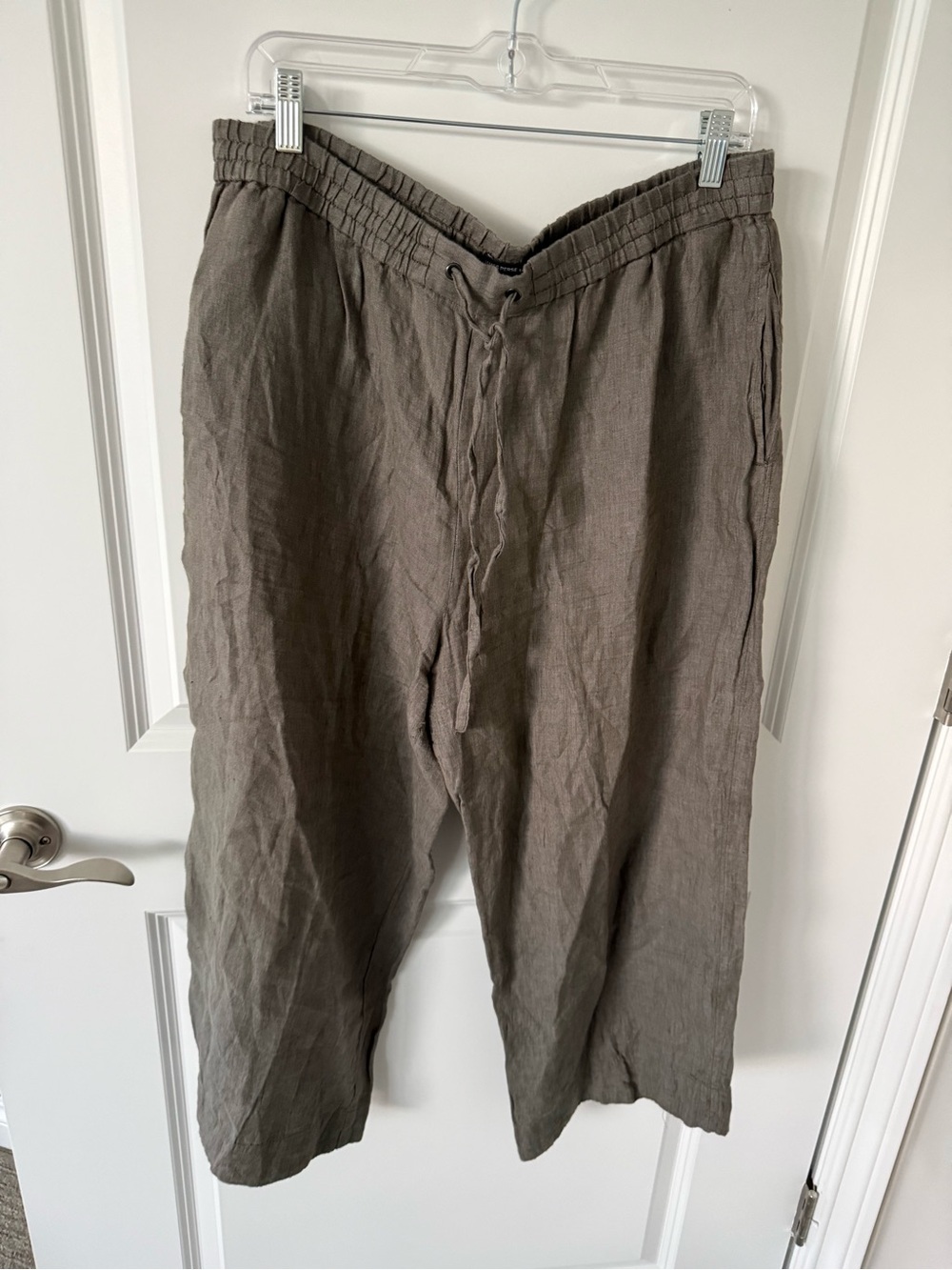 James Perse Linen Wide Leg Pants Size Large