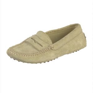 Tod's Kids Tan Suede Loafers