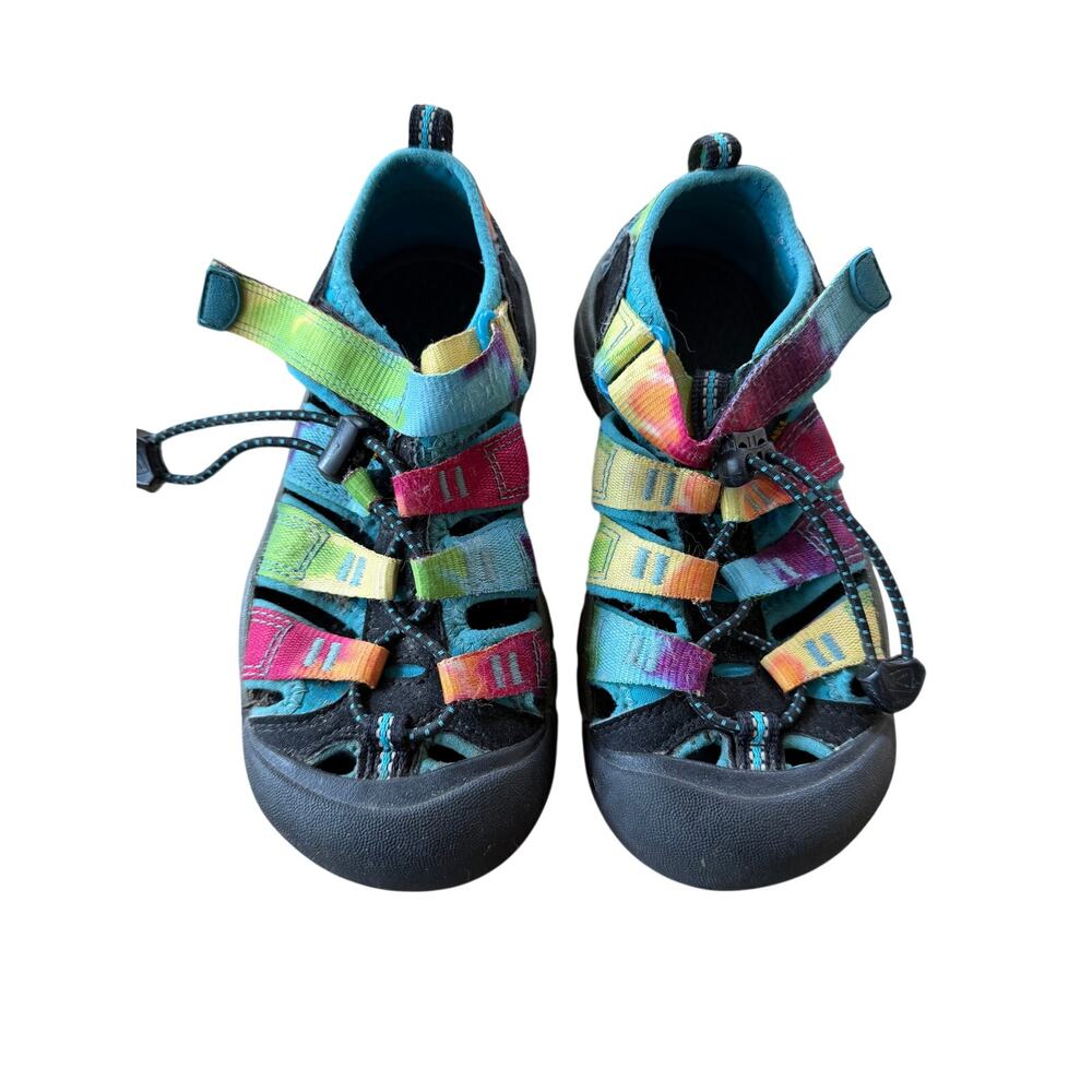 Keen Newport H2 Rainbow Tie-Dye Water Sandals Big Kid Size 1