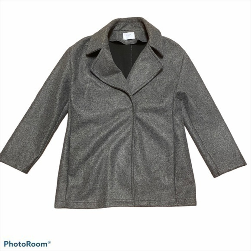 Gray Zara pea coat