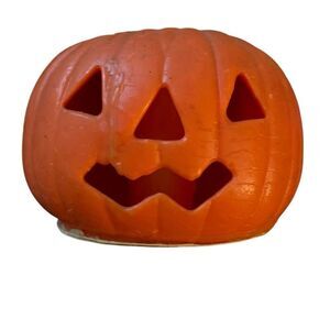 Vintage Jack-o-lantern JOL GURLEY Halloween candle MCM Vtg