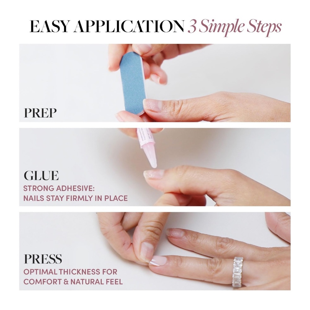 Glamnetic French Lilac Press On Nails - Picture 5 of 10