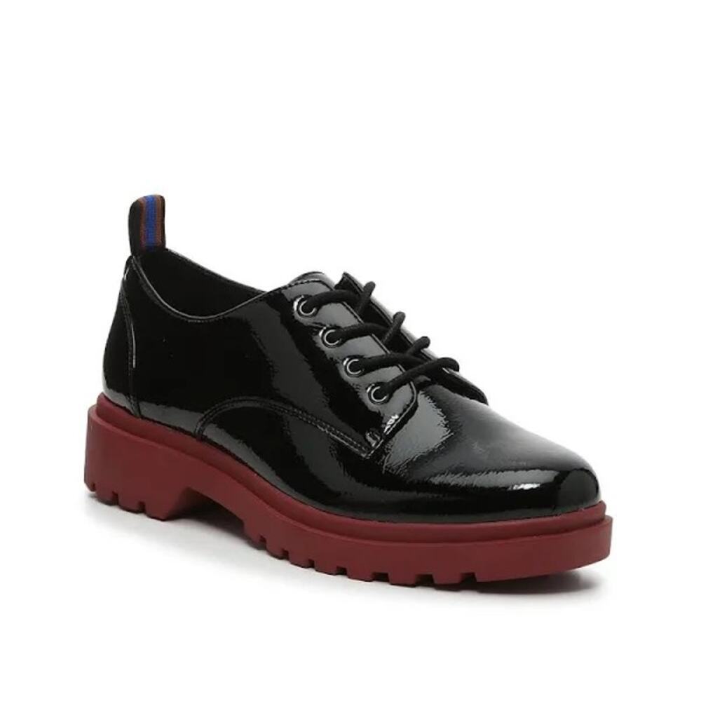 Mix No 6 Patent Platform Oxfords Size 7 Chunky Grunge Preppy Retro 90s Style