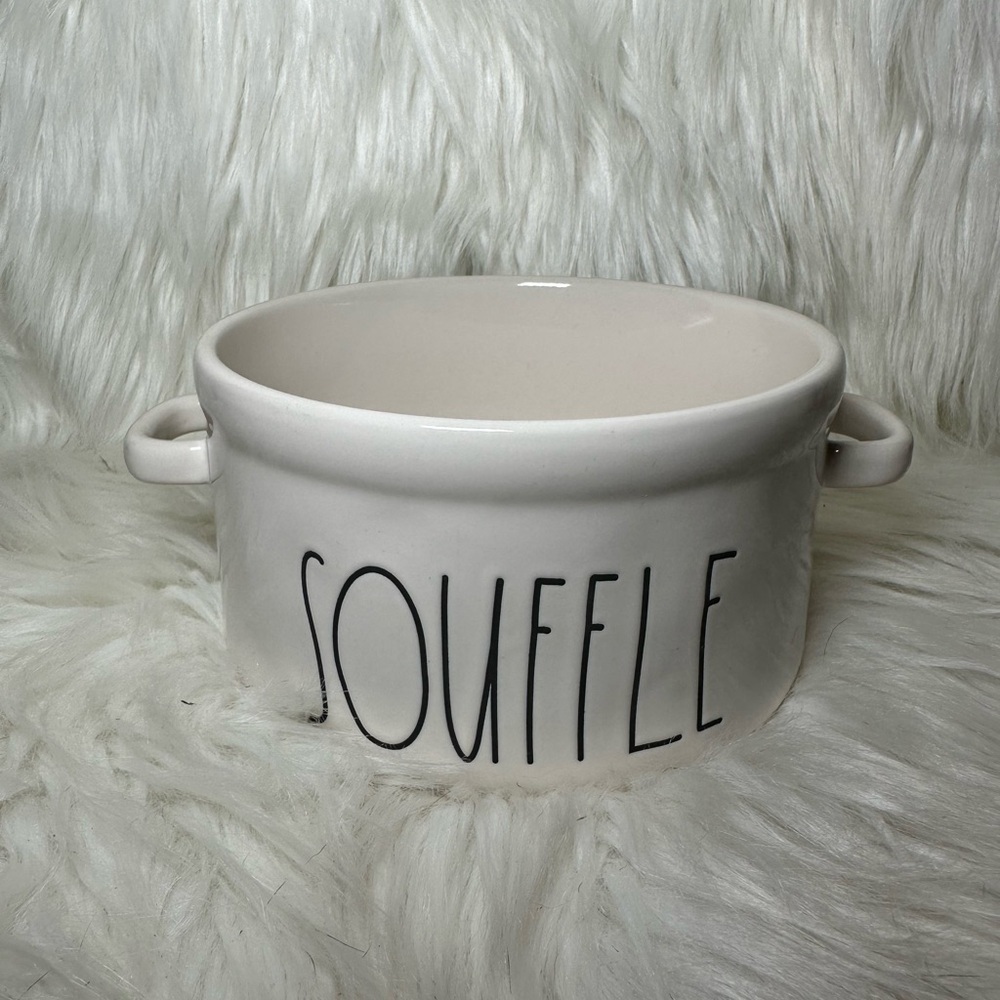 Rae Dunn Souffle Dish with Handles