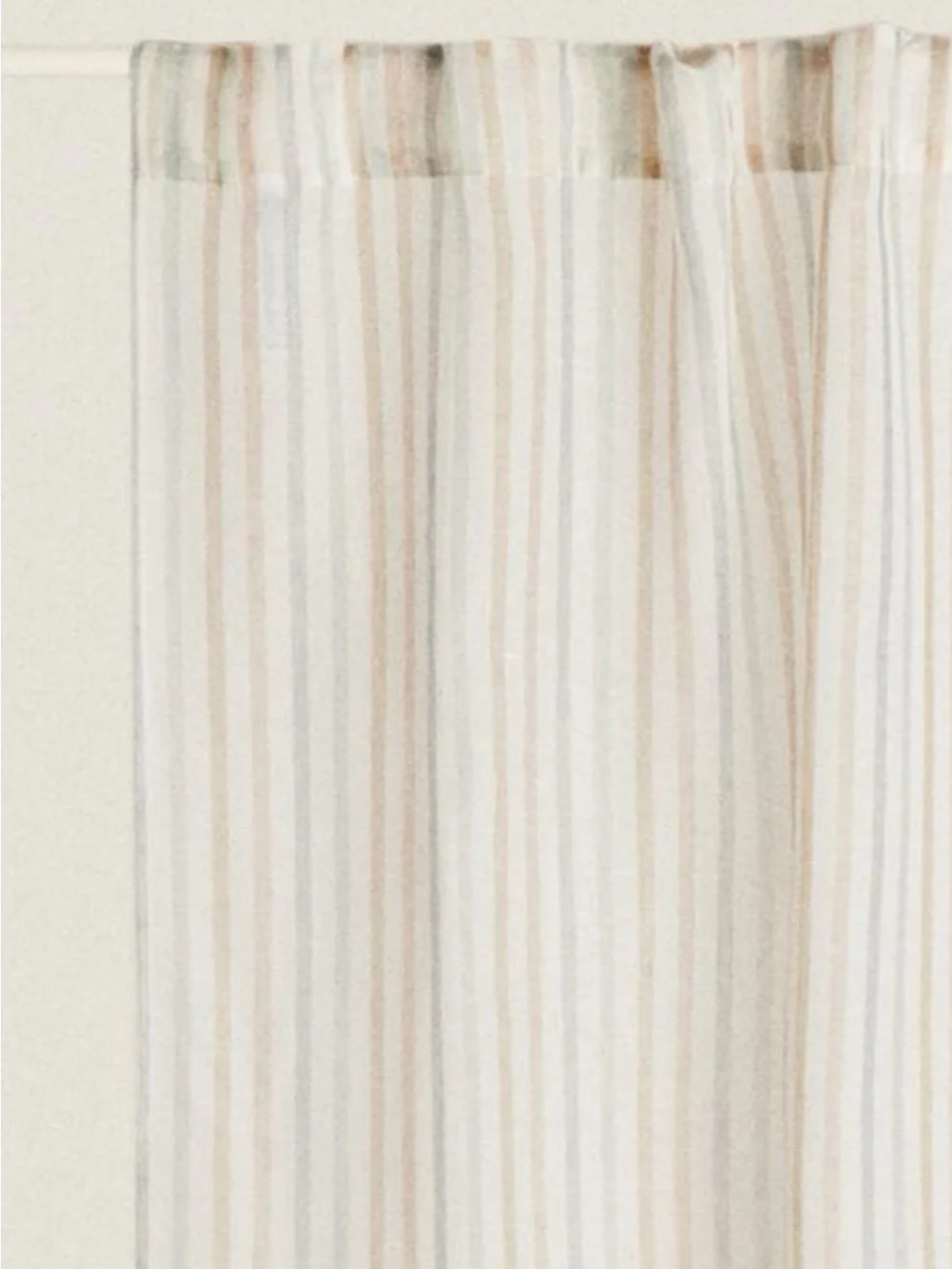 Zara Kids Home Striped Curtains - Picture 2 of 5