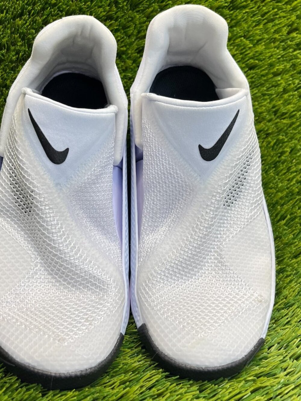 Nike Go FlyEase Womens Size 6.5 White Black Athletic Walking Shoes Sneakers - Picture 5 of 10