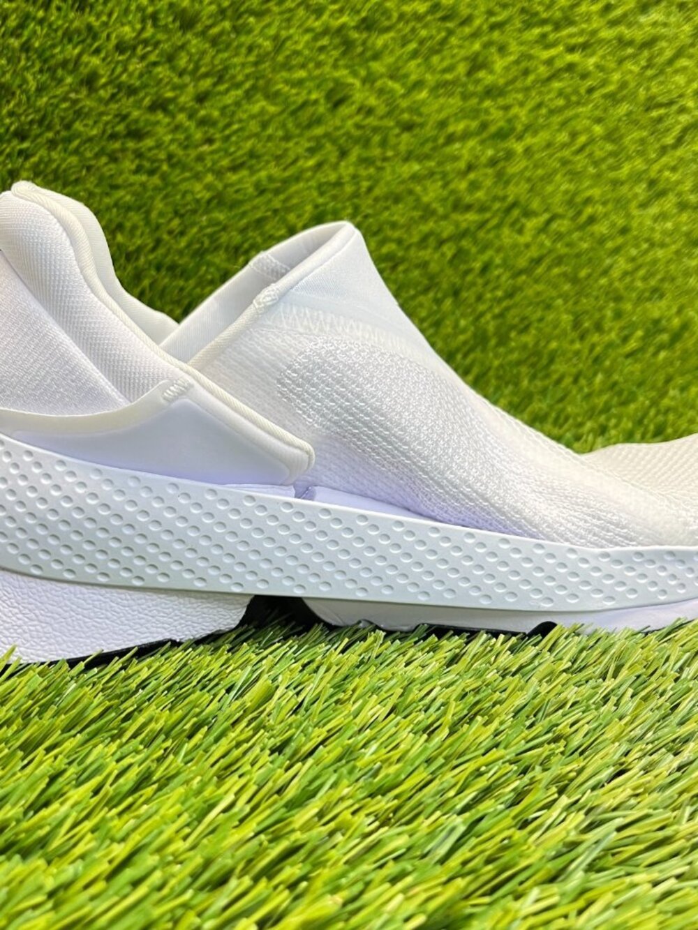Nike Go FlyEase Womens Size 6.5 White Black Athletic Walking Shoes Sneakers - Picture 4 of 10