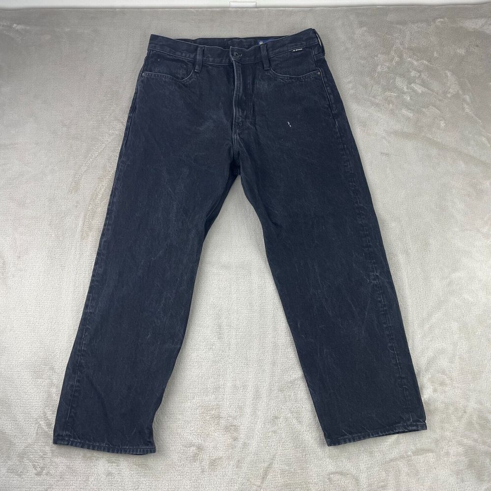 G-Star Raw Jeans Men 29 (Meas. 32x26) Black‎ Type 89 Loose Straight Fit Designer
