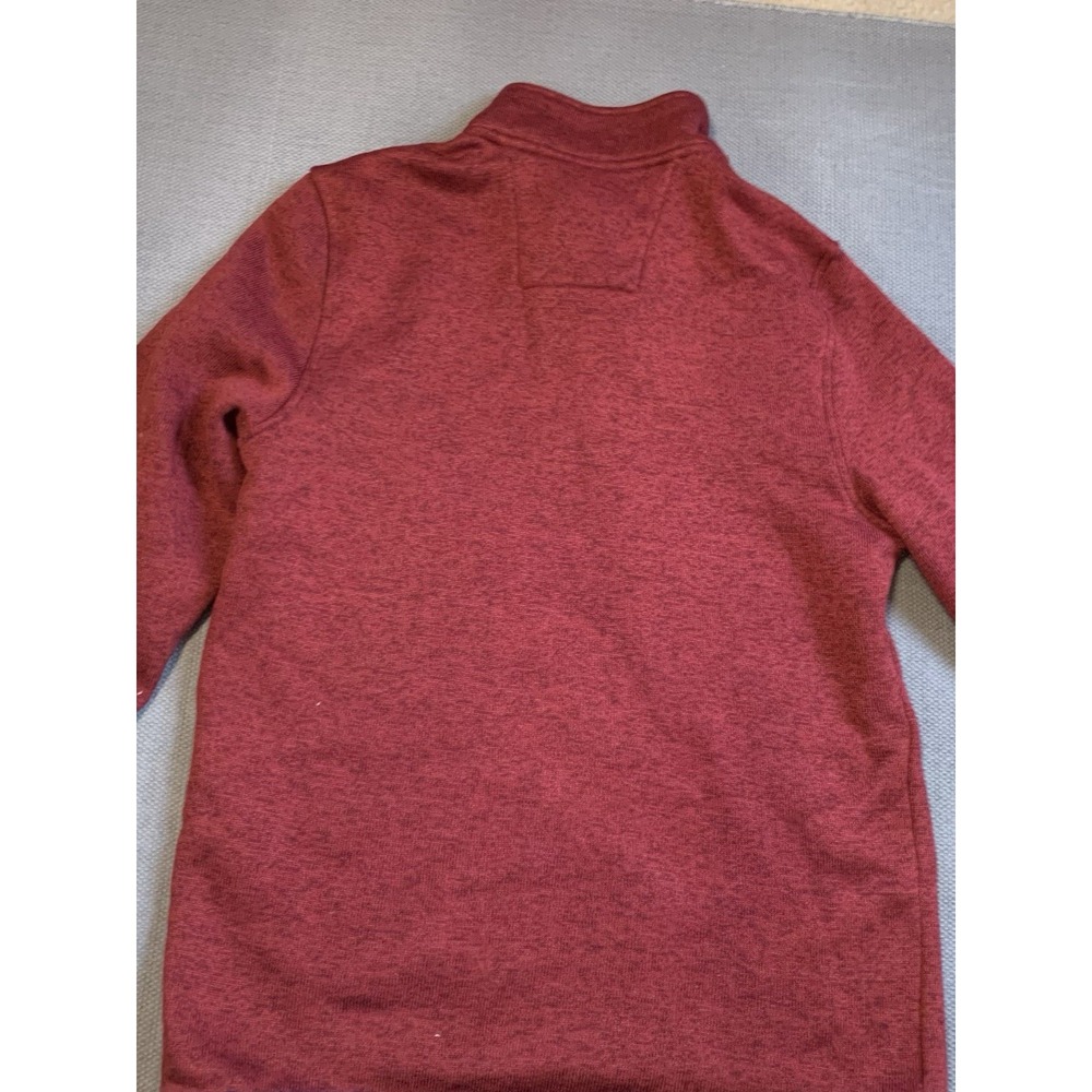 Nautica Mens  Quarter‎ Zip Sweatshirt Size L Fleece Feel To Lining  Long Sleeve - Picture 6 of 6
