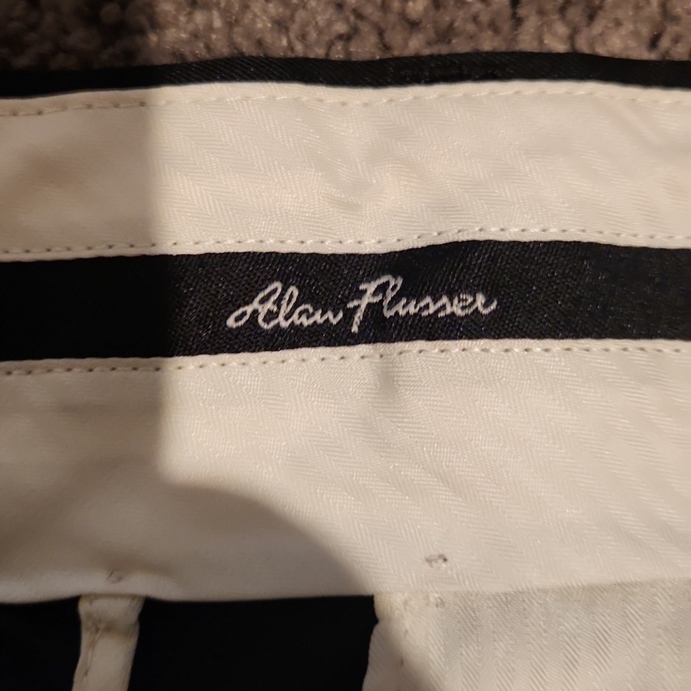 Alan Flusser Golf Black Shorts - Picture 3 of 5