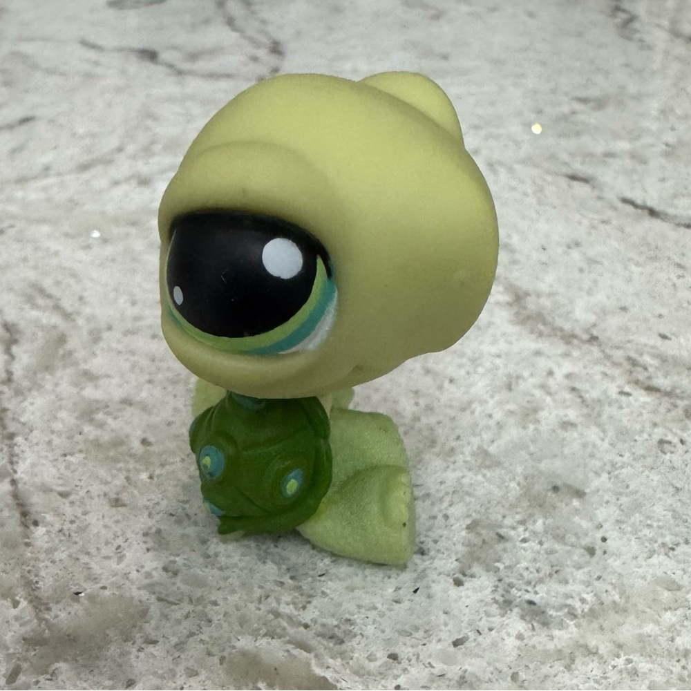 Littlest Pet Shop Set Of 7 Figurines Frogs Turtles Lizards Hasbro Authentic - Picture 8 of 13