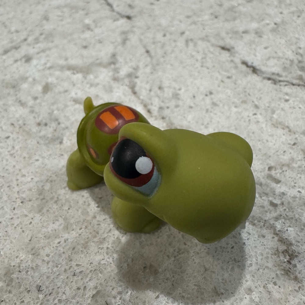 Littlest Pet Shop Set Of 7 Figurines Frogs Turtles Lizards Hasbro Authentic - Picture 12 of 13