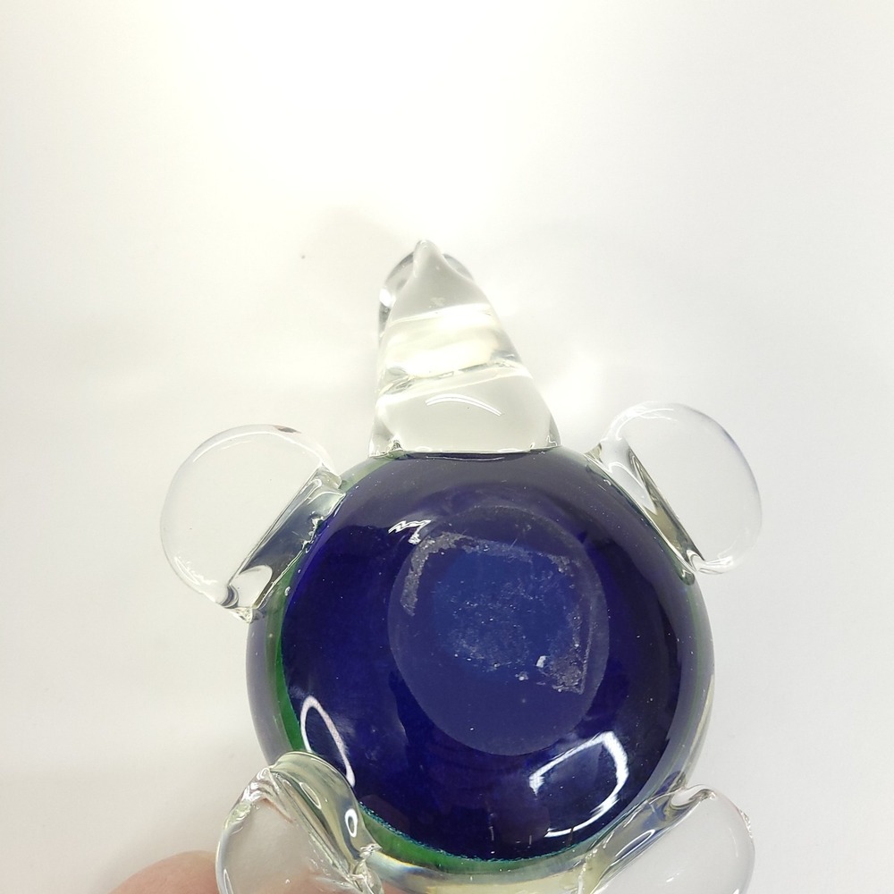 Paperweight Glass Sea Turtles With Baby Sea Turtles Inside Beautiful Ocean Art - Picture 7 of 7