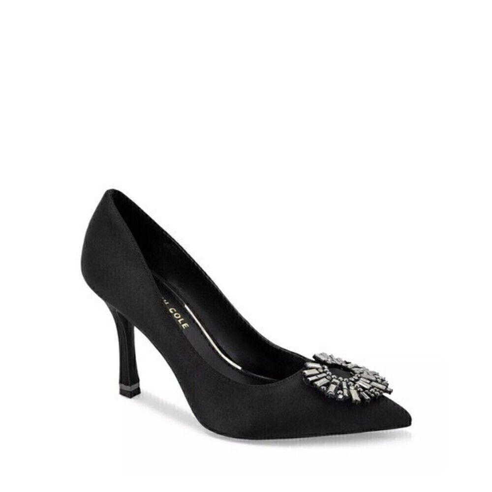 Kenneth Cole New York Women's Pointed-Toe Pump  Romi Starburst Black shoes Med 8