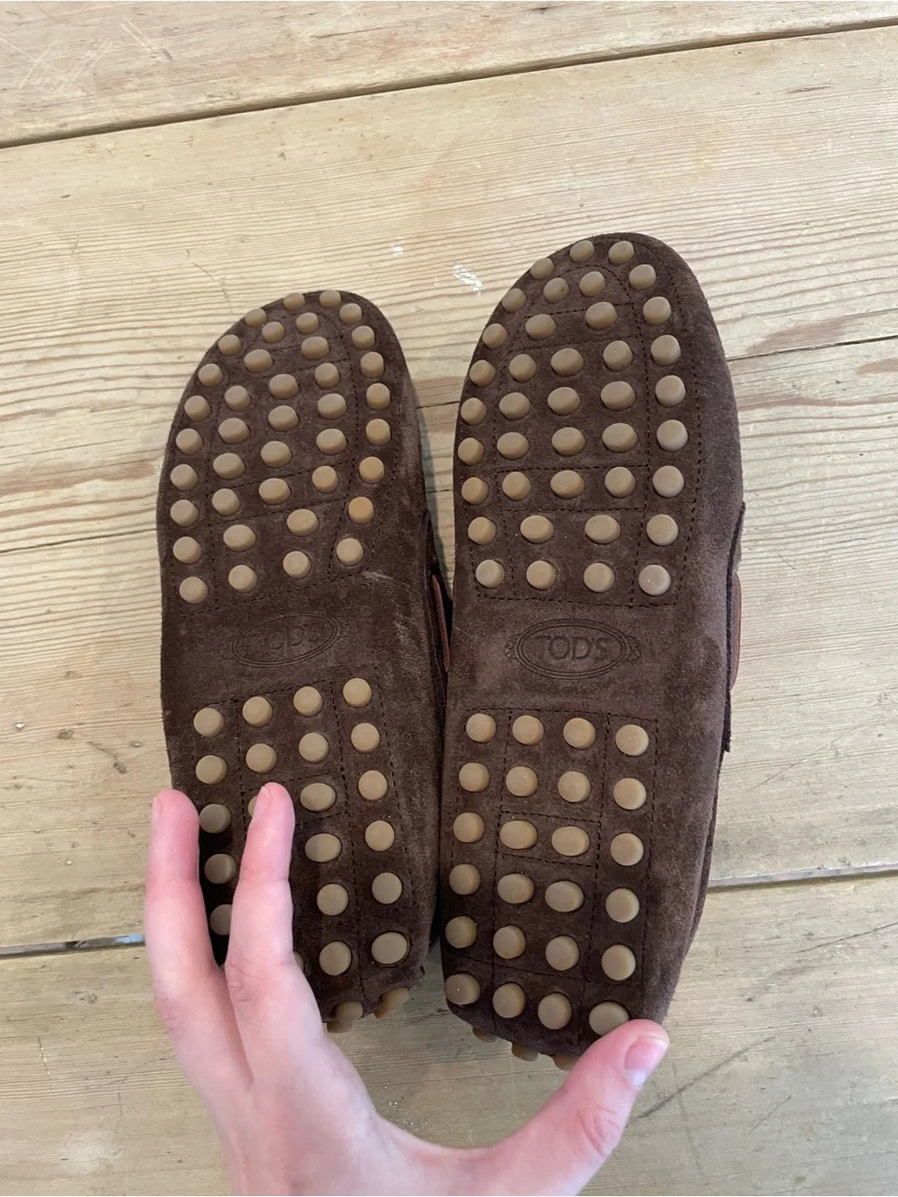 TOD'S Gommino Loafer NWOB size 37 Brown - Picture 3 of 6
