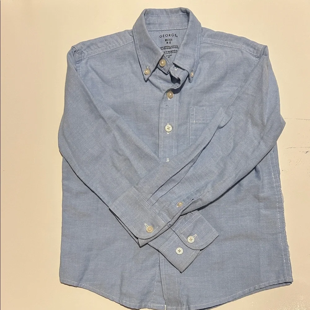 5/$30 🛍️ Izod Kids Plaid and Solid Button Down Shirts - Picture 5 of 6