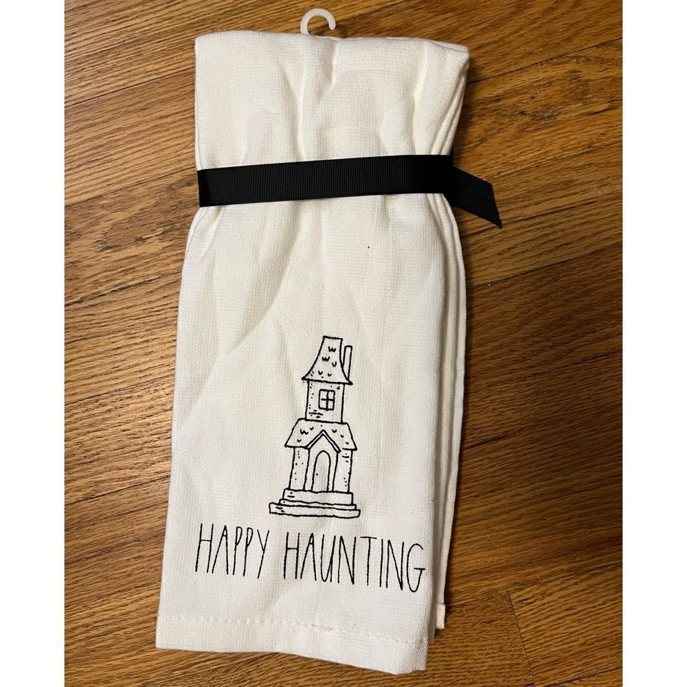 Rae Dunn Halloween Collection Kitchen Towels Set of 2