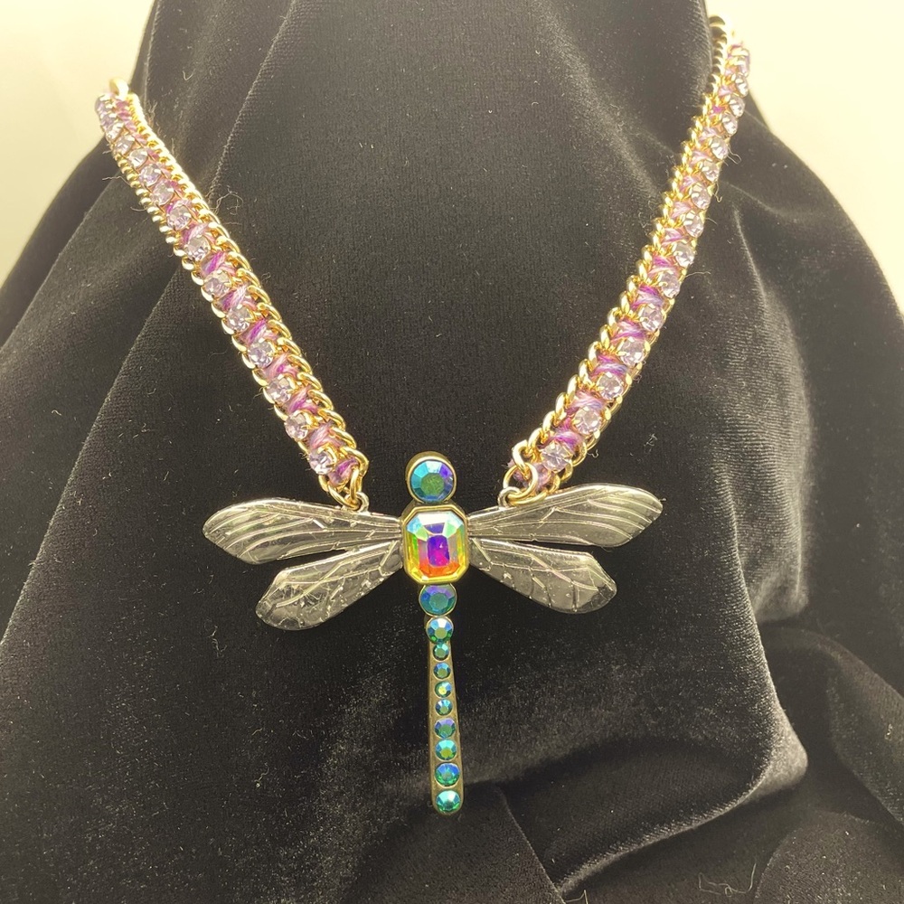 Betsey Johnson Dragonfly Necklace - Picture 3 of 4