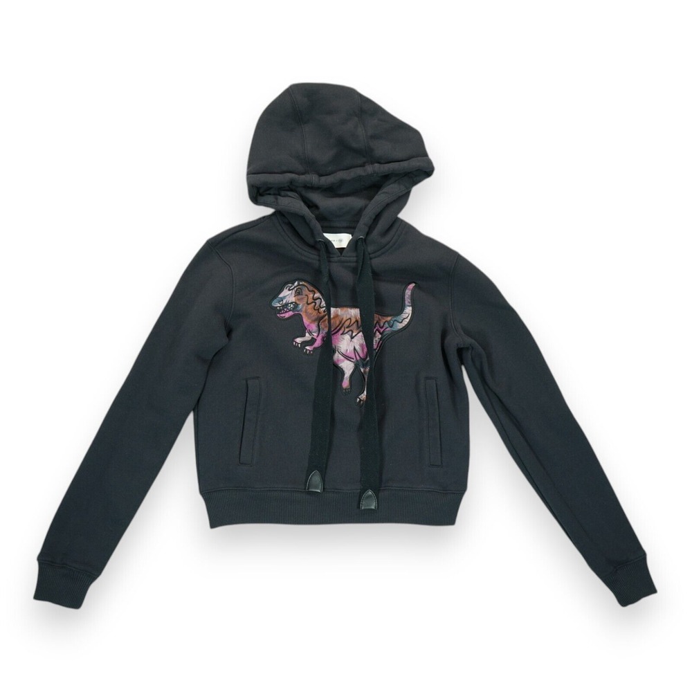 COACH REXY EMBROIDERED SWEATSHIRT W/ KAFFE FASSETT PRINT KIDS XS - 79065‎