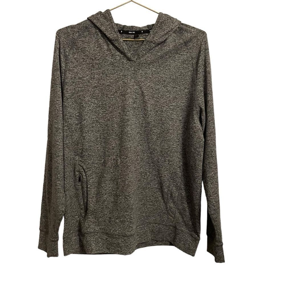 Public‎ Rec Politan Grey Pull on Hoodie Size MED