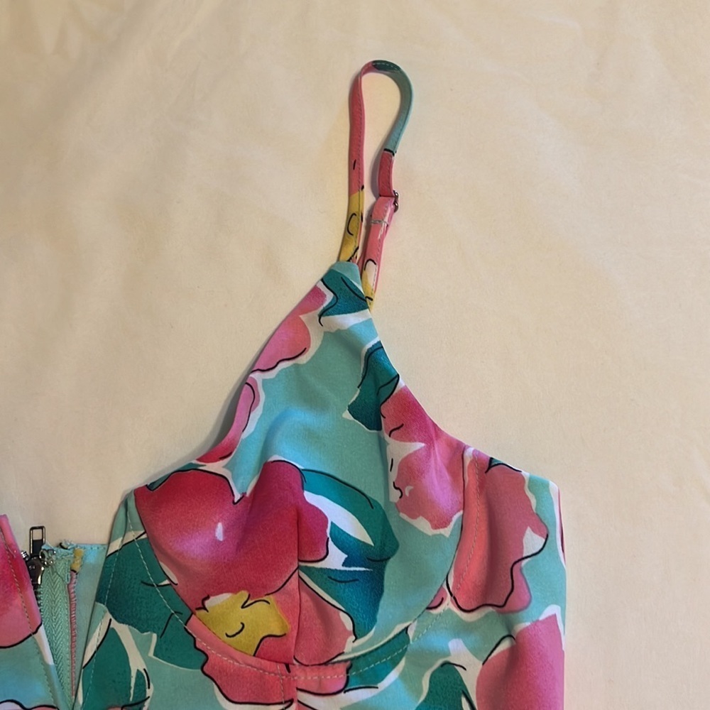 L.A. Hearts Floral‎ Corset - Picture 3 of 7